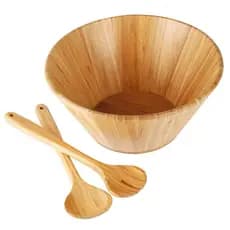Conjunto Saladeira em Bambu 3 peças - MOR