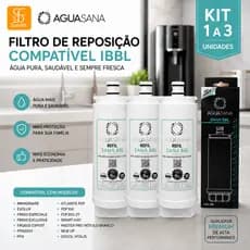 Refil Filtro Compatível IBBL FR600 FRQ600 C+3 PFN Immaginare Docol Vitalis Kit 1 a 3