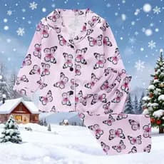 Conjunto De Inverno Com Estampa De Desenho Animado Para Meninas , Manga Comprida , Calças Elásticas