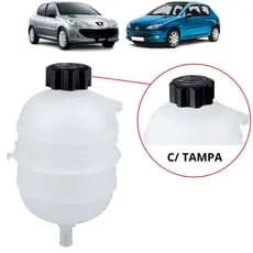 Reservatório De Água Radiador C/ Tampa Peugeot 206 207 1.4 1.6 Promoção