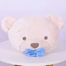 Almofada Decorativa Menino/Menina Ursinho Azul/Ursinha Rosa - 01 Peça