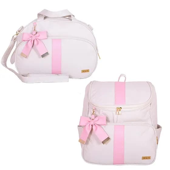 Kit Mala Maternidade + Mochila Basic Menino/Menina - 02 Peças