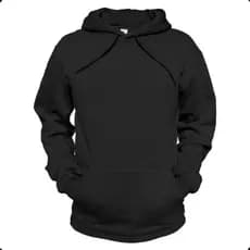 Moletom Canguru Algodão Unissex Blusa de Frio Flanelado Masculina Feminina com Capuz Bolso Frontal
