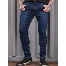 Calça Jeans Masculina Slim Original Elastano Roupas Masculina-Envio Imediato