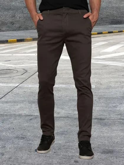 Calças Sarja Masculina Jeans Bolsa de faca Colorido Slim Fit Com Lastano Oferta Especial de fábrica de vendas diretas