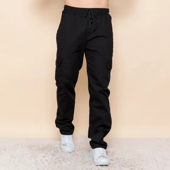 Calça Cargo Mesculino Feminino 6 Bolsos skate Larga Fechamento Cordão Os especiais de vendas diretas da fábrica serão