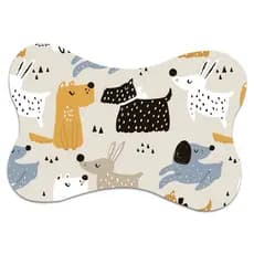 Tapete Pet Osso Dog's Antiderrapante