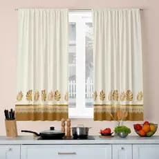 Cortina para Cozinha passa varão 2.00m x 1.36m Decorativa Fabricação Própria  012