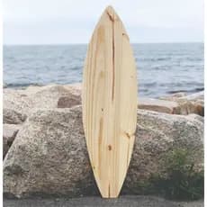 Prancha De Surf Display para Decoração 80x40 Hawai Madeira Maciça Praia Festa decoração Totem