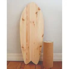 Prancha de Surf 80x40 em Madeira Maciça para Decoração Hawai Praia Totem Display