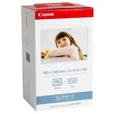 Papel Fotográfico e Tinta Para Impressoras Canon Selphy CP1300 KP108IN (10x15)