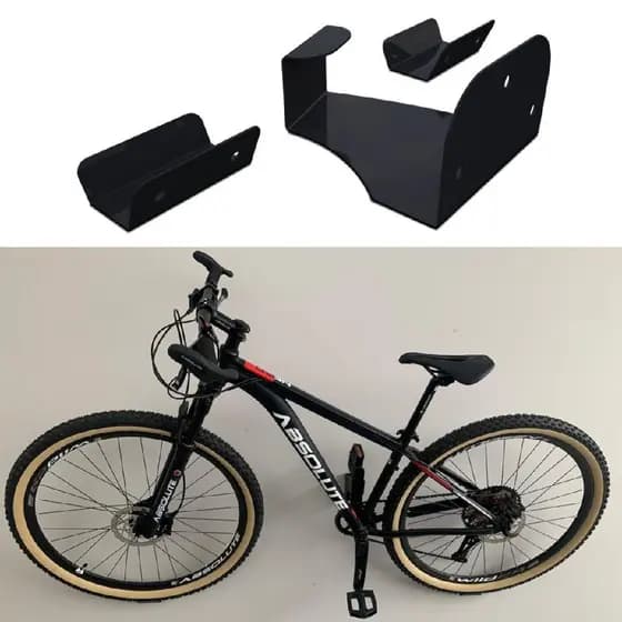 Suporte De Parede Bicicleta Super Resistente Bike De Até 40 Kg Chapa Grossa - PEDAL