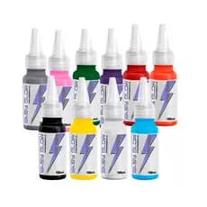 Tinta Easy Glow 15ml de tatuagem electric ink tattoo escolha a sua cor