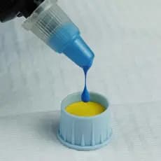 Batoque para tinta de Tatuagem de Silicone - Ink Cap Azul - 100 Unidades / 50 Unidades