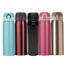 Garrafa Térmica Portátil 500ml Aço Inox Inquebrável Água Café Liquidos Chá