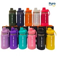 Garrafa Inox 350ML,600ML,750ML,800ml - Leve E Prática Personalizada - Logo