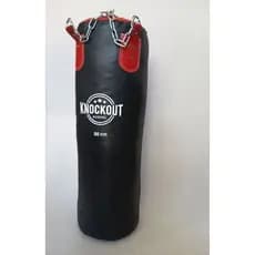 Saco De Pancada Boxe Profissional Knockout Vazio 90 Cm