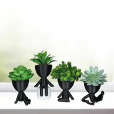 LINDOS ! 4 vasinhos para suculentas robert bob