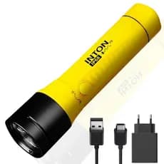 Lanterna De Mergulho F9 Inton Alto Desempenho Profissional  Prova D 'Água 100 metros 3000 Lumens