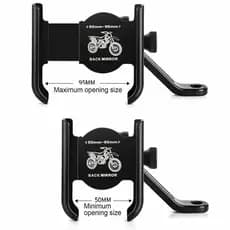 Suporte De Bicicleta De Liga De Alumínio Para Motocicleta De Telefone GPS Montagem Clip Multi-Especificação Guidão