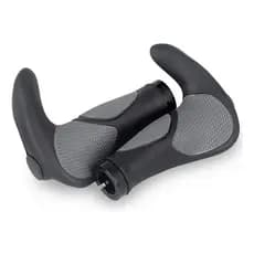Manopla Ergonômica Com Trava Modelo Confort Bar End Luvinha Ciclismo Resistente Anatômica Chifre