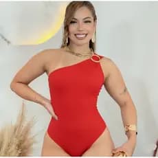 Body lado unico com detalhes suplex premium elegante (SARA)