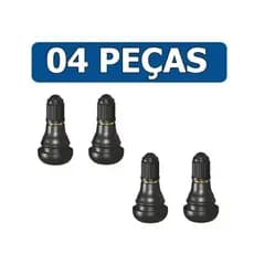 4 Bicos Pito Válvula Roda Motocicleta Pneu Sem Câmara Tr412