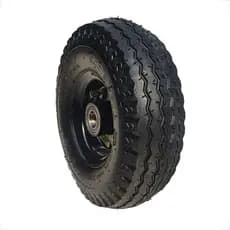 Roda Completa Uso Carirnho Mao Aro 4 3.50-4 Rolamento 7/8" 6004 Com Camara de Ar