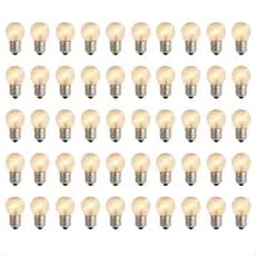 Kit 50 Lâmpada Bolinha Incandescente 15w E27 Luz Transparent