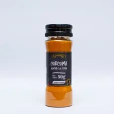 Cúrcuma, Açafrão da Terra em Pó 50g Pote Tempero para cozinhar Qualidade Tempero A mais