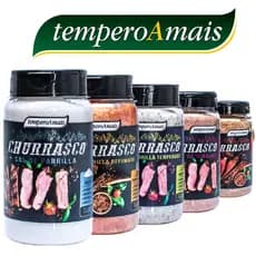 Sal Grosso Defumado/Sal Rosa/Americam steak 500g Tempero Churrasco Pote Condimento Cozinha