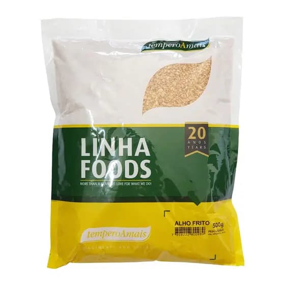 Alho Frito Granulado 500g Alta qualidade alho Desidratada Cozinha Pacote