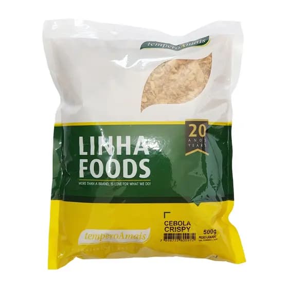 Cebola Crispy 500g Condimento Cebola Flocos Crocante Alimento Cozinha