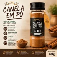 Canela em Pó Qualidade Canela Sabor Tempero A mais Cozinha