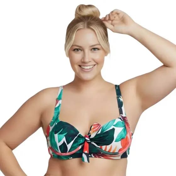 Parte De Cima Biquíni Plus Size Bojo Reforçado Trajes Banho