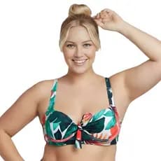Parte De Cima Biquíni Plus Size Bojo Reforçado Trajes Banho