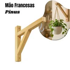 Suporte De Parede Para Plantas e Samambaias Cachepot Macramê
