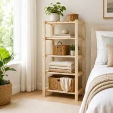 Estante 5 Prateleiras 100x50x30cm Madeira Pinus Alta Qualidade!
