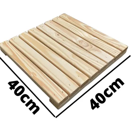 Deck Estrado Pallet Palete Externo Ou Interno 40x40cm