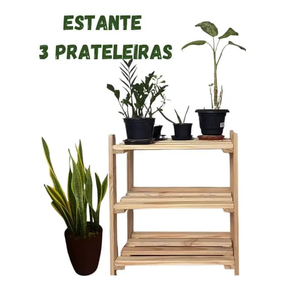 Estante Para Cozinha Organizadora 3 Prateleiras Armário Rack Gabinete Sapateira Móvel Madeira