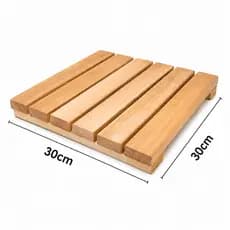 Deck De Madeira Modular 30cm x 30cm Pallet Palete Palet Estrado Strado