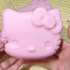 Olá Kitty Brinquedo Mole , Super Macio Lento Subindo Alívio Do Estresse Espremer Fidget , Bonito Rosa Kawaii Sensorial P