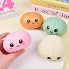 Brinquedo Realista De Pão Cozido No Vapor Kawaii Com Vaporizador De Bambu De Simulação , De Pitada TPR De Recuperação Le