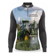 Camiseta Masculina Proteção Uv50 Manga Longa Galera Do Agro