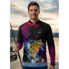 Camisa Pesca Manga Longa Pescaria Proteção Uv50+ Camiseta