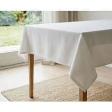 TOALHA DE MESA SOFISTICADA EM OXFORD TECIDO FINO