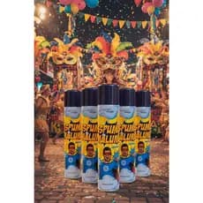 Kit 3 ou 5 Espuma De Carnaval Spray Espuminha Para Festas Blocos Eventos Atacado