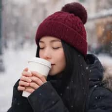 Touca Tricot Feminina Gorro com Pompom Adulto Inverno Forrada de Lã