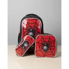 Mochila de Rodinha Homem Aranha Escolar Infantil Menino com Lancheira Térmica e Estojo
