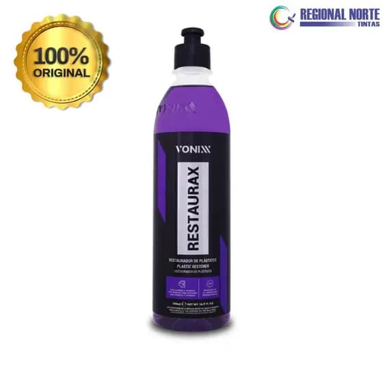 Restaurax 500ml Restaurador Revitalizador de Plásticos E Borrachas Vonixx